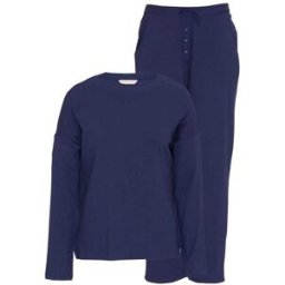 Cyberjammies Cyberjammies Slouch Ribbed Jersey Pyjamas Set bleu FR 46 (EU 44)