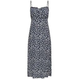 ONLY ONLY Navy Floral Midi Strap Dress bleu FR 42-44 (EU 40-42)