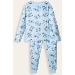 Brand Threads Brand Threads Ladies Disney Stitch Fleece Pyjamas Set bleu XL (FR 50-52)