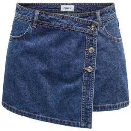 ONLY ONLY Mini Denim Wrap Skort bleu FR 40 (EU 38)