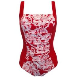 Pour Moi Pour Moi - Santa Barbara - Maillot de bain froncé gainant le ventre rouge FR 44 (EU 42)