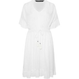 Yours Curve Yours Curve Mini Crinkle Beach Coverup pâle FR 48-50 (EU 46-48)