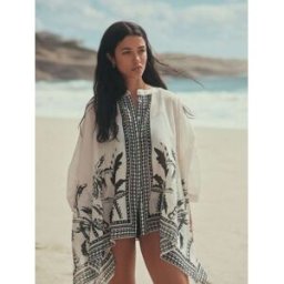 Next Chemise de plage imprimée Noir XL (FR 50-52)