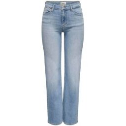 ONLY ONLY Blush Mid Rise Straight Leg Jeans With Super Stretch bleu FR 46 (EU 44)