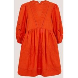 Monsoon Monsoon Noelle Embroidered Mini Dress orange XXL (FR 50-52)