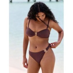 B by Ted Baker Bikini échancré en lurex B by Ted Baker, caleçons MARRON CHOCOLAT Brun FR 48 (EU 46)