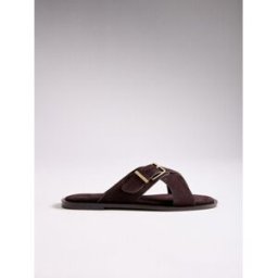 The Set Sandales mules à enfiler The Set X-Strap Brun EU 41 (UK 8)