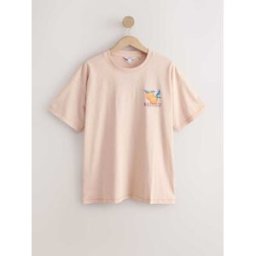 Next T-shirt de plage imprimé graphique orange FR 46 Petite (EU 44 P)