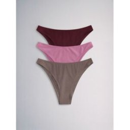 The Set The Set 3 Bas de Bikini Gris L (FR 46-48)