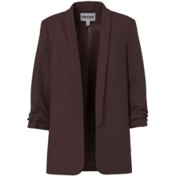 PIECES PIECES Ruched Sleeve Blazer Brun FR 40 (EU 38)