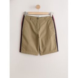 Next Short Chinos à rayures latérales Brun FR 52 Regular (EU 50 R)