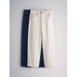 The Set Ensemble 2 Pack Pintuck Ample Denim Jean bleu FR 48 (EU 46)