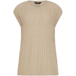 Long Tall Sally Long Tall Sally Trim Crew Neck Top crème FR 44 Tall (EU 42 T)