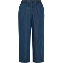 Evans Evans Wide Leg Pull On Trousers bleu FR 56 (EU 54)
