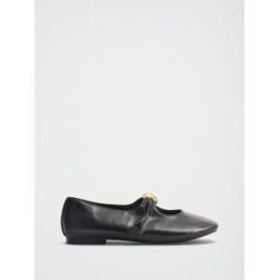 Friends Like These Friends Like These Chaussures de ballerine Maryjane dorées en similicuir Noir EU 38 (UK 5)
