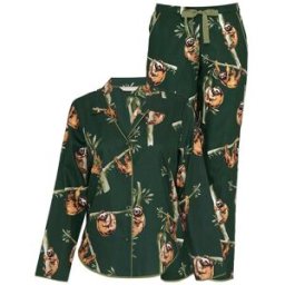 Cyberjammies Cyberjammies Sloth Print Pyjamas Set vert FR 42 (EU 40)