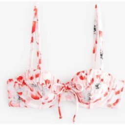 B by Ted Baker Haut de bikini blanc à armatures fleuri B by Ted Baker pâle 90 A