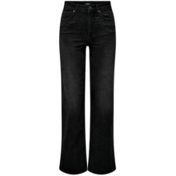 ONLY ONLY Wide Leg High Waisted Jeans With Super Stretch Noir FR 46 (EU 44)
