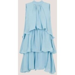 Monsoon Monsoon Elle Sleeveless Ruffle Tier Mini Dress bleu FR 46 (EU 44)