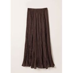 Fat Face FatFace Pleated Midi Skirt Brun FR 42 Short (EU 40 S)