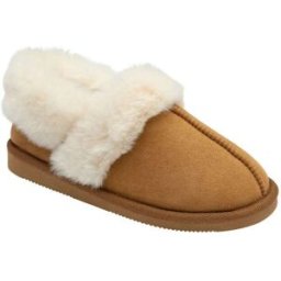 Dunlop Faux Suede Collar Full Slippers Brun EU 41 (UK 8)