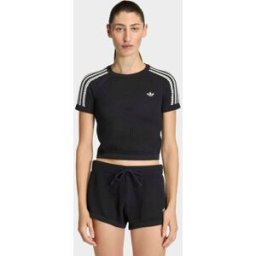 adidas originals adidas Originals Crochet Knit T-Shirt Noir FR 50-52 (EU 48-50)