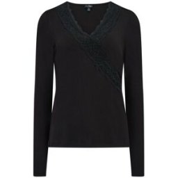 Pour Moi Pour Moi Sofa Loves Lace Hidden Support Pyjama Top Noir FR 40 (EU 38)