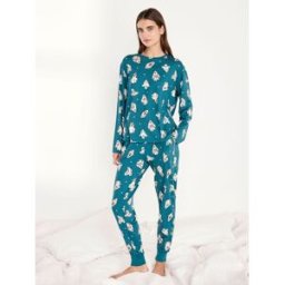 Chelsea Peers Chelsea Peers Halloween Pyjamas Set vert FR 40 (EU 38)