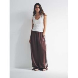 adidas originals adidas Originals Adicolor Satin Wide Leg Joggers Brun FR 42 (EU 40)