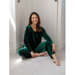Pour Moi Pour Moi Velour Lounge Pyjamas Set vert FR 42 (EU 40)