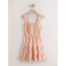 Next Robe mini sans manches en jersey texturé Rose FR 48 Tall (EU 46 T)
