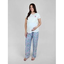 Jojo Maman Bébé JoJo Maman Bébé Maternity & Nursing Pyjamas Set Rose M (FR 42-44)