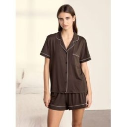 Chelsea Peers Chelsea Peers TENCEL Modal Short Pyjamas Set Brun FR 42 (EU 40)