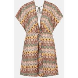 Accessorize Accessorize Crochet Mini Kaftan Brun L (FR 46-48)