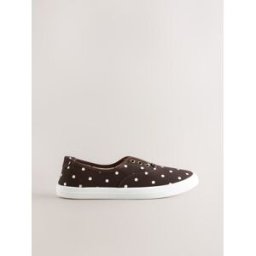 Next Baskets en toile sans lacets Brun EU 41 (UK 7)