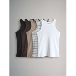 The Set Ensemble 5 Pack Racer Gilets côtelés Noir XL (FR 50-52)