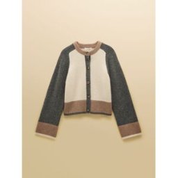 Joules Cardigantricoté col rond Brun XL (FR 50-52)