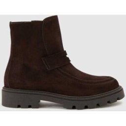 Reiss Reiss Talia Suede Loafer Ankle Boots Brun EU 36 (UK 3)