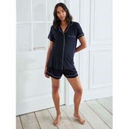 Chelsea Peers Chelsea Peers Short Button Up Pyjamas Set bleu FR 36 (EU 34)
