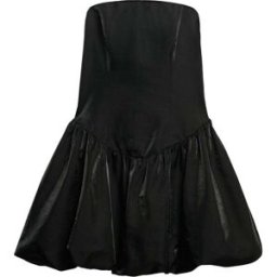 Superdry Strapless Puff Ball Mini Dress Noir FR 40 (EU 38)