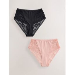 Next Lot de 2 slips Noir FR 38 (EU 36)
