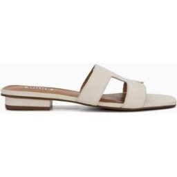 Dune London Dune London Leather Loupe Smart Slider Sandals pâle EU 39 (UK 6)