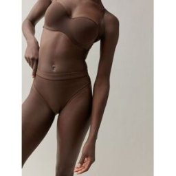 self. Slips mi-longs Brun FR 36 (EU 34)