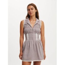 Cotton On Cotton On Zoey Shirt Mini Dress Brun FR 44 (EU 42)