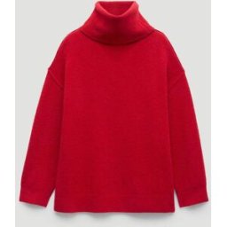 Hush Hush Meryl Roll Neck Jumper rouge L-XL (FR 46-52)