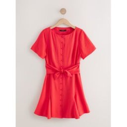 Next Mini robe nouée à la taille rouge FR 52 (EU 50)