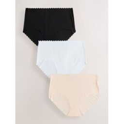 Next Pack de culottes festonnées Invisible 3 Noir FR 40 (EU 38)