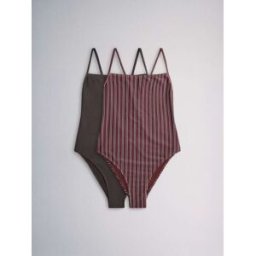 The Set The Set 2 Maillots de bain à col carré Noir S (FR 38-40)
