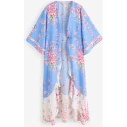 B by Ted Baker Cache-maillot B by Ted Baker en viscose bleue fleurie bleu S (FR 38-40)