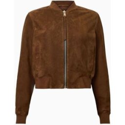 All Saints AllSaints Orten Black Bomber Jacket Brun FR 38 (EU 36)